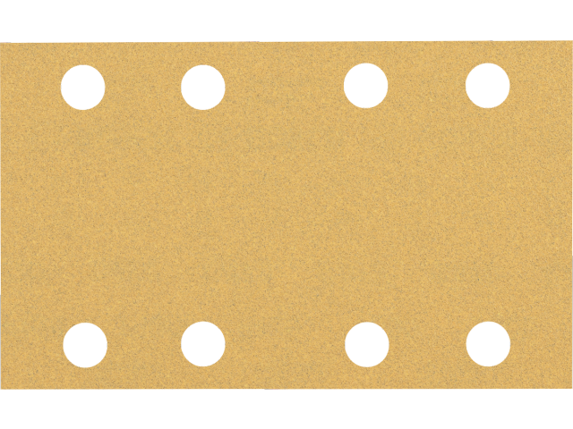 Brusni papir EXPERT Bosch z 8 luknjami za vibracijske brusilnike, Dimenzije: 80x133mm, Zrnatost: 100, 2608900880